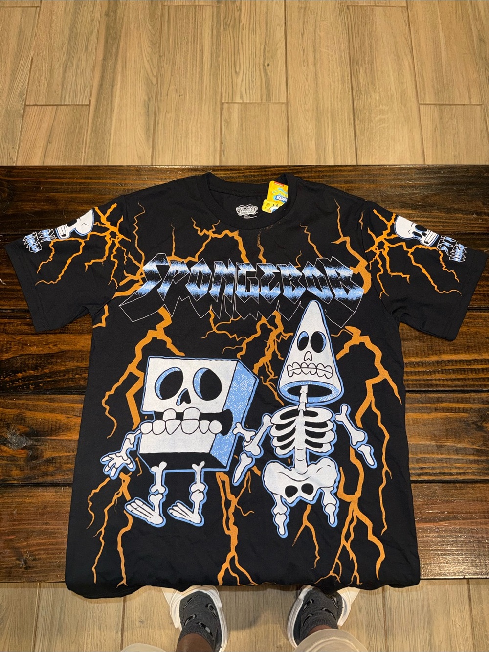 SpongeBob SquarePants black cotton & polyester t-shirt